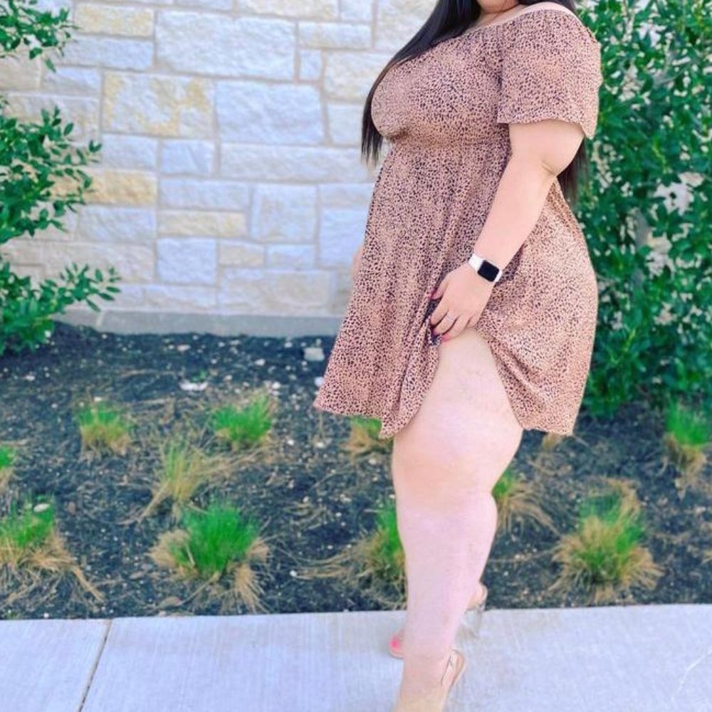 FLOWY PRINT DRESS